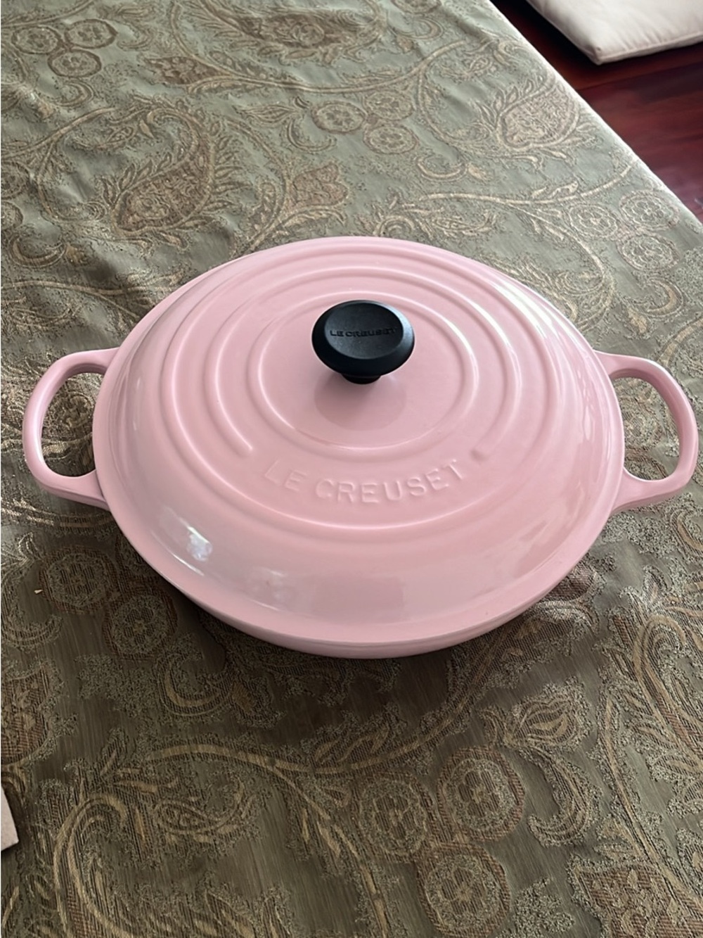 Le Creuset Pink Enameled Cast Iron Dutch Oven